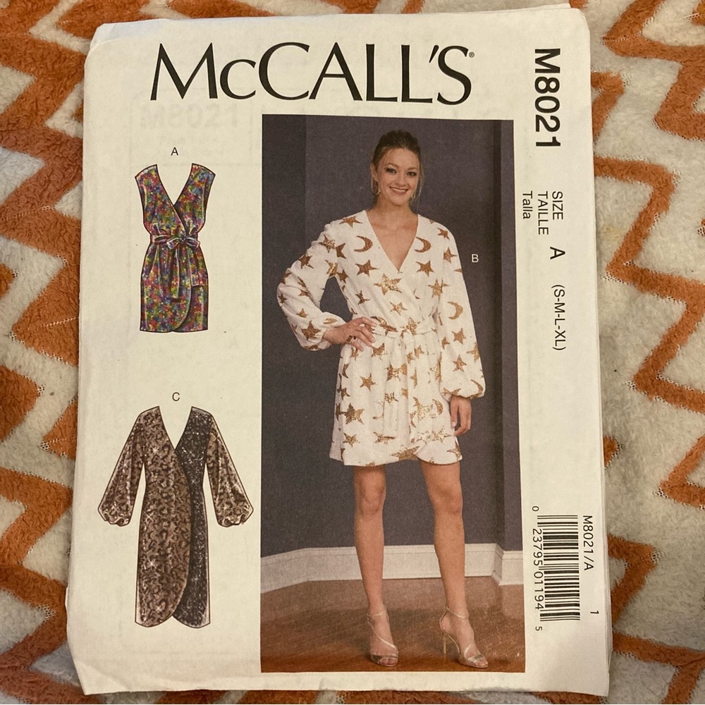 McCall’s Sewing Pattern 8021